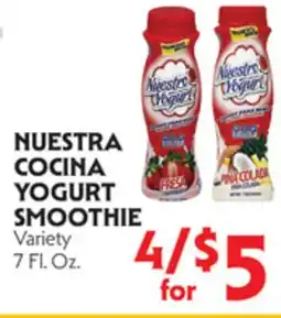 La Chiquita Food Market NUESTRA COCINA YOGURT SMOOTHIE offer