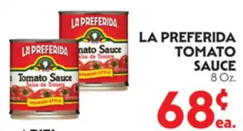 La Chiquita Food Market LA PREFERIDA TOMATO SAUCE offer
