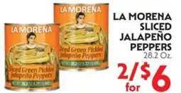 La Chiquita Food Market LA MORENA SLICED JALAPEÑO PEPPERS offer