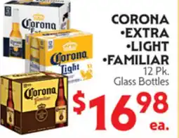 La Chiquita Food Market CORONA EXTRA • LIGHT • FAMILIAR offer