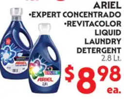 La Chiquita Food Market ARIEL EXPERT CONCENTRADO REVITACOLOR LIQUID LAUNDRY DETERGENT offer