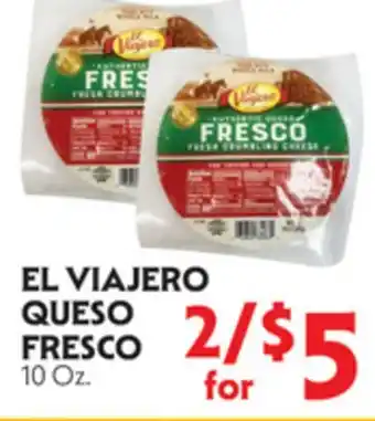 La Chiquita Food Market EL VIAJERO QUESO FRESCO offer
