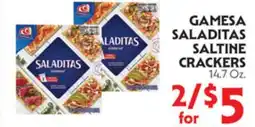 La Chiquita Food Market GAMESA SALADITAS SALTINE CRACKERS offer