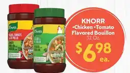 La Chiquita Food Market KNORR •Chicken •Tomato Flavored Bouillon offer