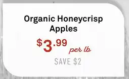 Standard Market Organic Honeycrisp Apples offer
