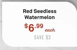 Standard Market Red Seedless Watermelon offer