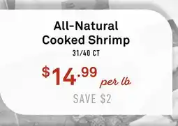 Standard Market All-Natural Cooked Shrimp offer