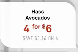 Standard Market Hass Avocados offer