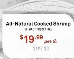 Standard Market All-Natural Cooked Shrimp offer