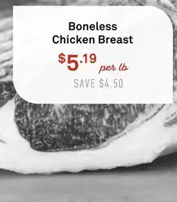Standard Market Boneless Chicken Breast offer