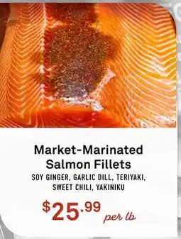 Standard Market Market-Marinated Salmon Fillets offer