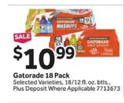 Stop&Shop Gatorade 18 Pack offer