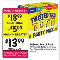 Stop&Shop Twisted Tea 12 Pack offer