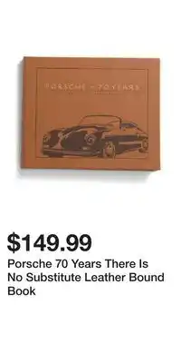 TJ Maxx Porsche 70 Years There Is No Substitute Leather Bound Book offer
