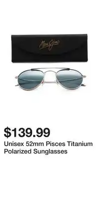TJ Maxx Unisex 52mm Pisces Titanium Polarized Sunglasses offer