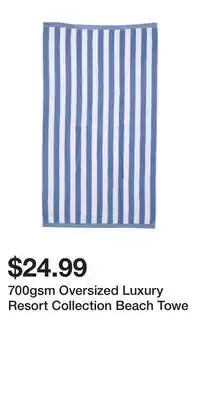TJ Maxx 700gsm Oversized Luxury Resort Collection Beach Towe offer