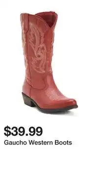 TJ Maxx Gaucho Western Boots offer