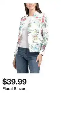 TJ Maxx Floral Blazer offer