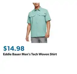 Sam's Club Eddie Bauer Men's Tech Woven Shirt offer
