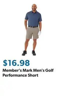Sam's Club Member's Mark Men's Golf Performance Short offer