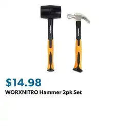 Sam's Club WORXNITRO Hammer 2pk Set offer
