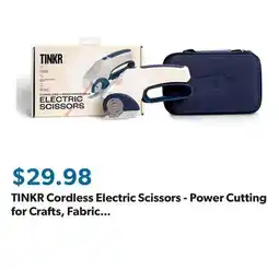 Sam's Club TINKR Cordless Electric Scissors - Power Cutting for Crafts, Fabric & DIY offer