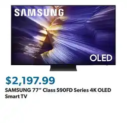 Sam's Club SAMSUNG 77 Class S90FD Series 4K OLED Smart TV offer