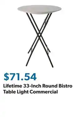 Sam's Club Lifetime 33-Inch Round Bistro Table Light Commercial offer
