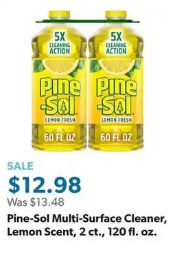Sam's Club Pine-Sol Multi-Surface Cleaner, Lemon Scent, 2 ct., 120 fl. oz offer