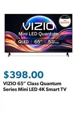 Sam's Club VIZIO 65 Class Quantum Series Mini LED 4K Smart TV offer