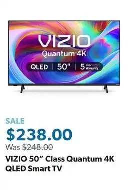 Sam's Club VIZIO 50 Class Quantum 4K QLED Smart TV offer