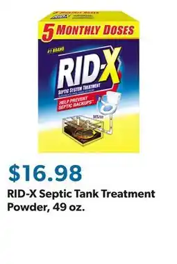 Sam's Club RID-X Septic Tank Treatment Powder, 49 oz offer