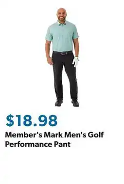 Sam's Club Member's Mark Men's Golf Performance Pant offer
