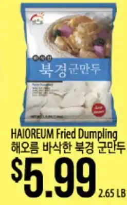 Hmart HAIOREUM Fried Dumpling offer