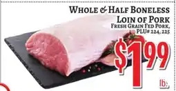 Trade Fair Supermarket WHOLE & HALF BONELESS LOIN OF PORK offer