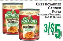Trade Fair Supermarket CHEF BOYARDEE CANNED PASTA offer