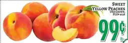 Trade Fair Supermarket SWEET YELLOW PEACHES offer