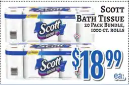 Trade Fair Supermarket SCOTT BATH TISSUE offer