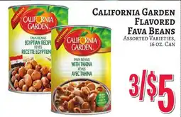 Trade Fair Supermarket CALIFORNIA GARDEN Flavored Fava Beans offer