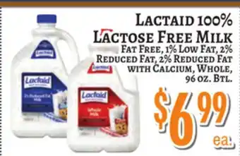 Trade Fair Supermarket LACTAID 100% LACTOSE FREE MILK offer