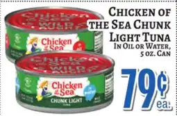 Trade Fair Supermarket CHICKEN OF THE SEA CHUNK LIGHT TUNA offer