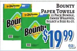 Trade Fair Supermarket BOUNTY PAPER TOWELS offer