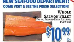 Trade Fair Supermarket WHOLE SALMON FILLET offer