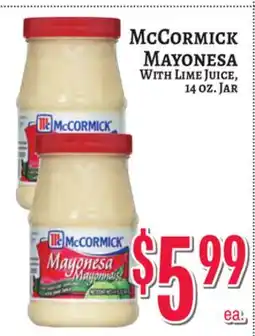Trade Fair Supermarket McCormick MAYONESA With Lime Juice offer