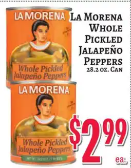 Trade Fair Supermarket La Morena Whole Pickled Jalapeño Peppers offer