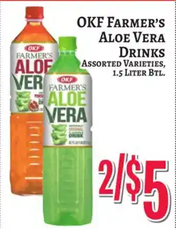 Trade Fair Supermarket OKF Farmer'S Aloe Vera Drinks offer