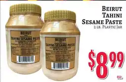 Trade Fair Supermarket BEIRUT TAHINI SESAME PASTE offer