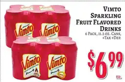 Trade Fair Supermarket VIMTO SPARKLING FRUIT FLavored DRINKS offer