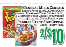 Trade Fair Supermarket GENERAL MILLS CEREALS offer