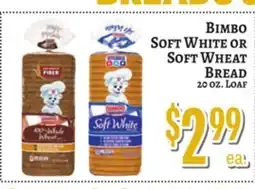 Trade Fair Supermarket BIMBO SOFT WHITE OR SOFT WHEAT BREAD offer